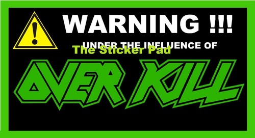 Vinyl sticker overkill heavy - sticker,