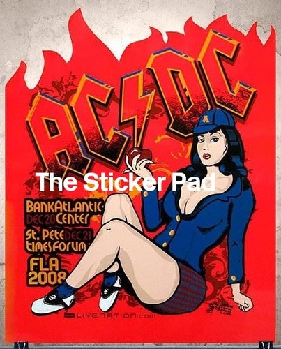 Sticker dc usa tour - -, ac/dc