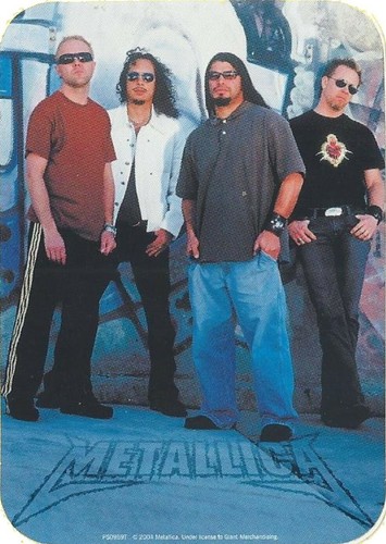 Metallica group aufkleber - metallica,