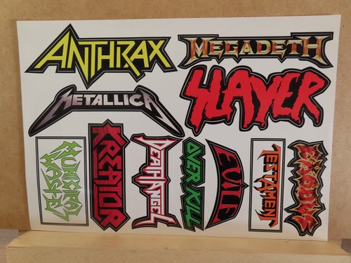 Band logo sticker sheet - band,