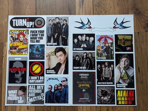 Kerrang sticker sheet - sticker,