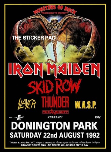 Sticker donington monsters - sticker,