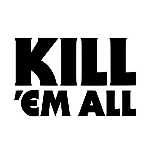 Metallica kill vollvinyl - metallica, em