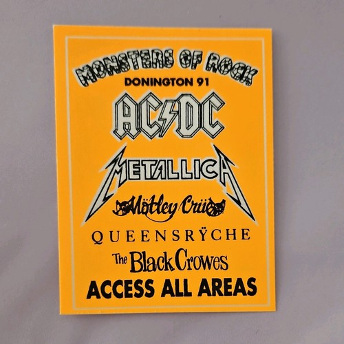 Donington monster rock 1991 - donington,