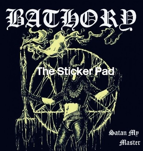 Sticker bathory satan - sticker,