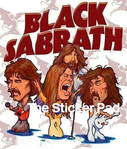 Sticker black sabbath ozzy - sticker,