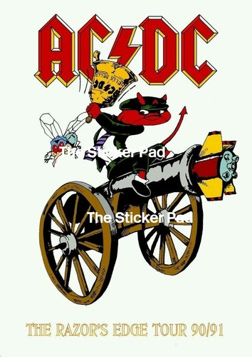 Sticker dc 1991 - -, ac/dc