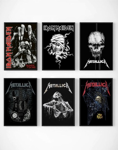 Metal band sticker poster - metal,