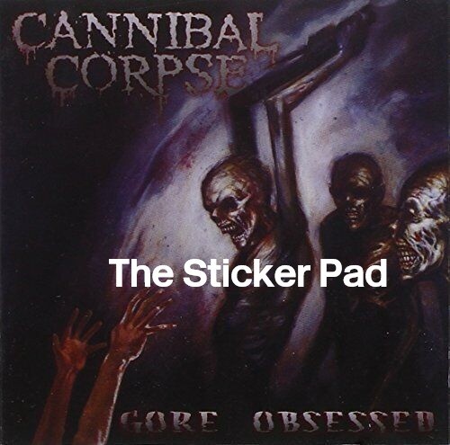 Sticker cannibal corpse gore - sticker,
