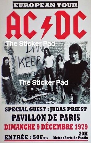 Sticker dc paris - ac/dc,