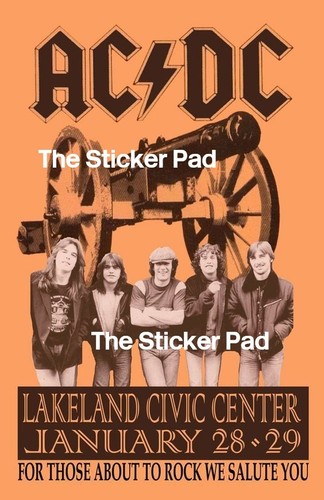 Sticker dc usa tour - sticker, ac/dc