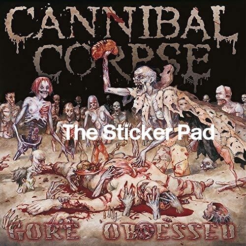 Sticker cannibal corpse gore - cannibal,