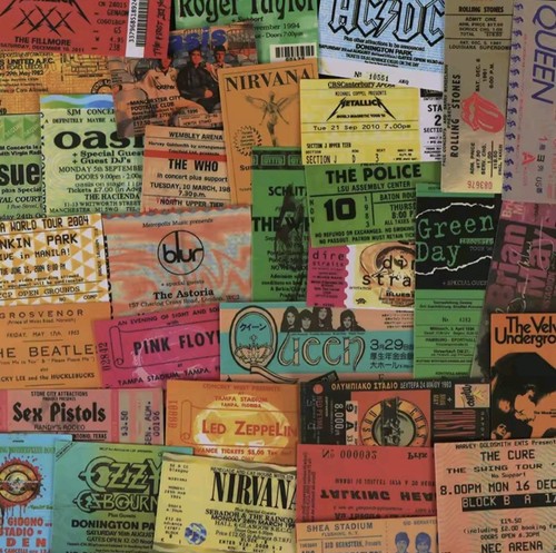 43x retro konzert tickets - retro,