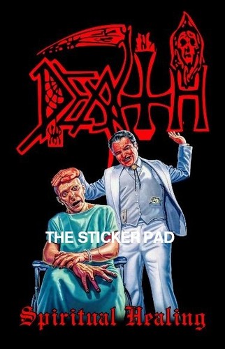Sticker death spiritual - -,