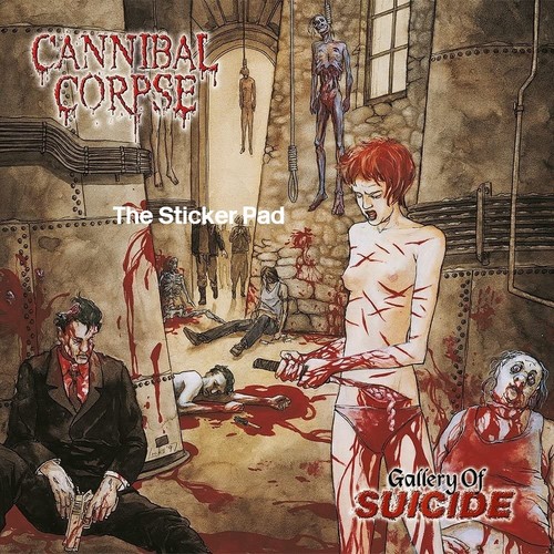Sticker cannibal corpse - cannibal,