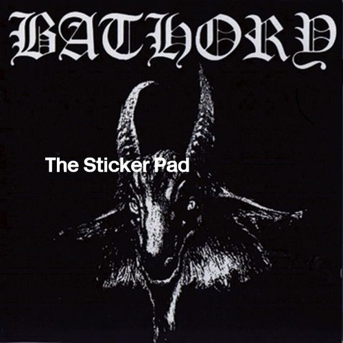 Sticker bathory black - ,