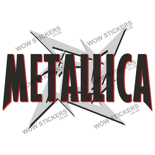 Metallica music band aufkleber - metallica,