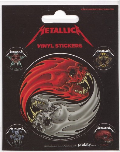 Vinyl sticker set metallica - sticker-set,